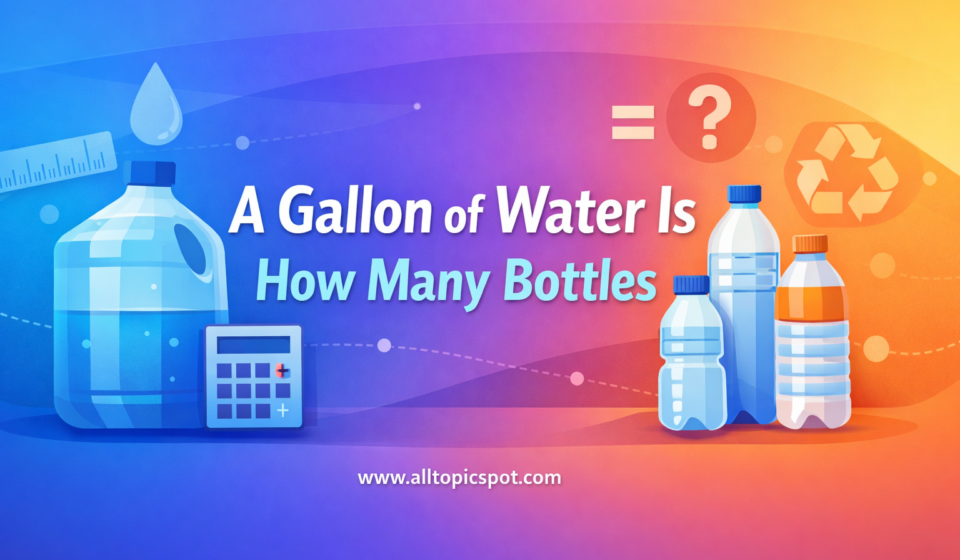A Gallon of Water Is How Many Bottles