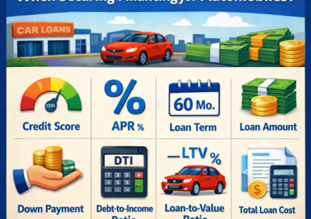 What Are the Key Numbers When Securing Financing for Automobiles?