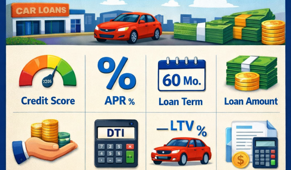 What Are the Key Numbers When Securing Financing for Automobiles?