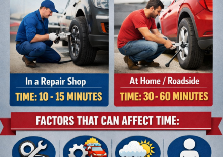 how long does it take to change a tire