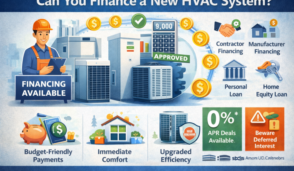 Can You Finance a New HVAC System? A Complete Cost, Options & Approval Guide