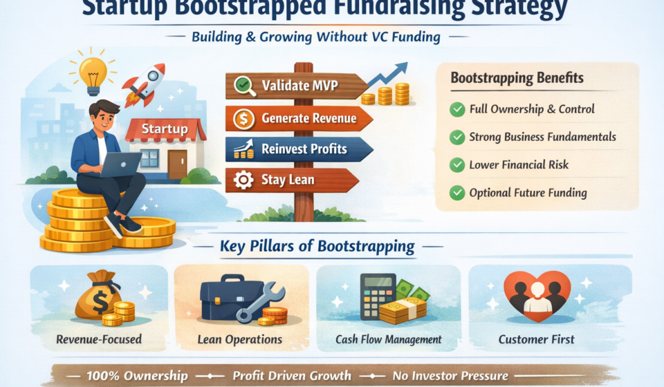 Startup Bootstrapped Fundraising Strategy