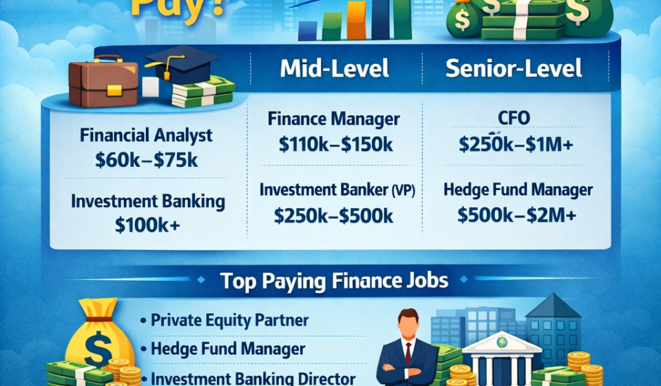 What Do Finance Jobs Pay (2026 Salary Guide)
