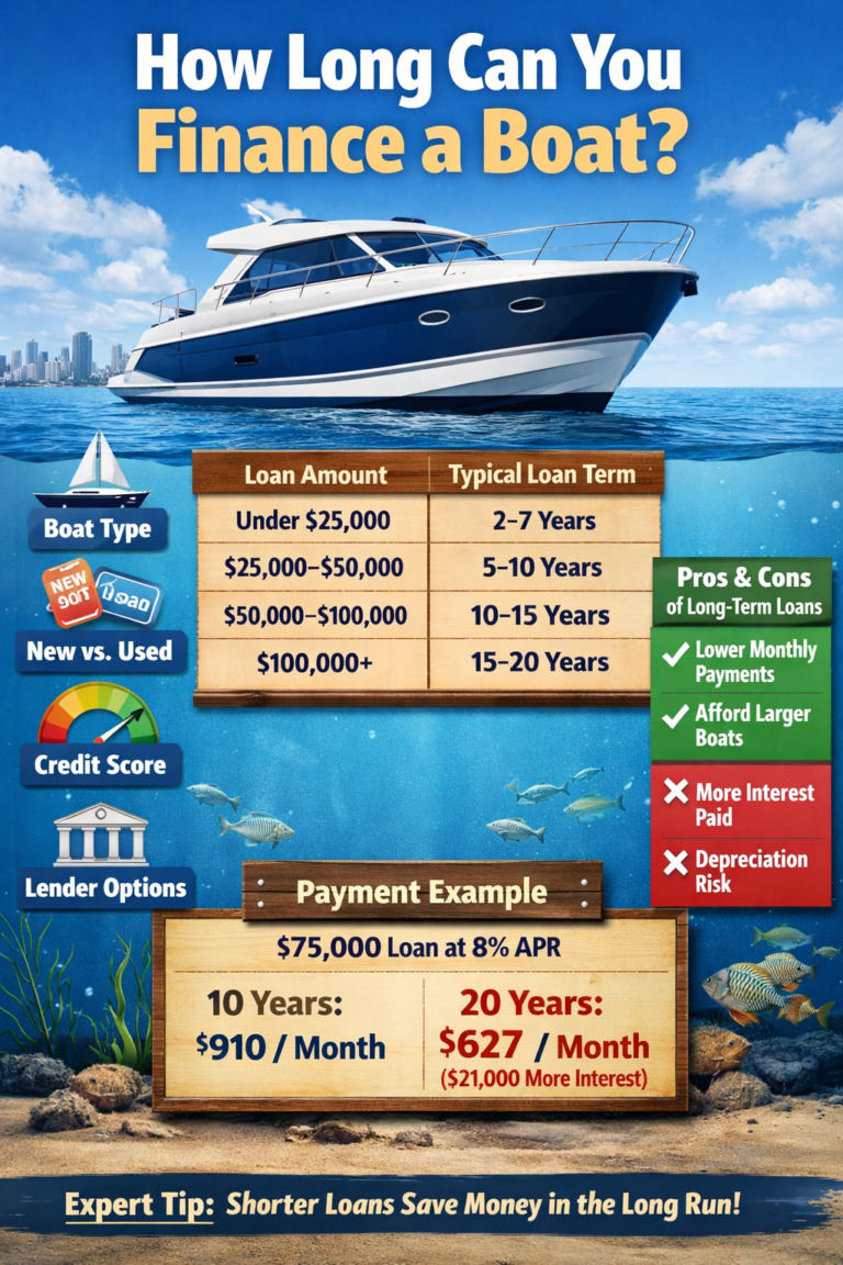 how long can you finance a boat