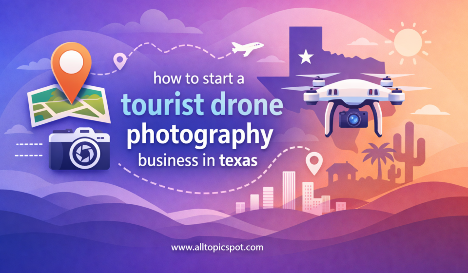 how to start a tourist drone photography business in texas