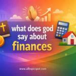 what does god say about finances