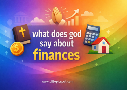 what does god say about finances