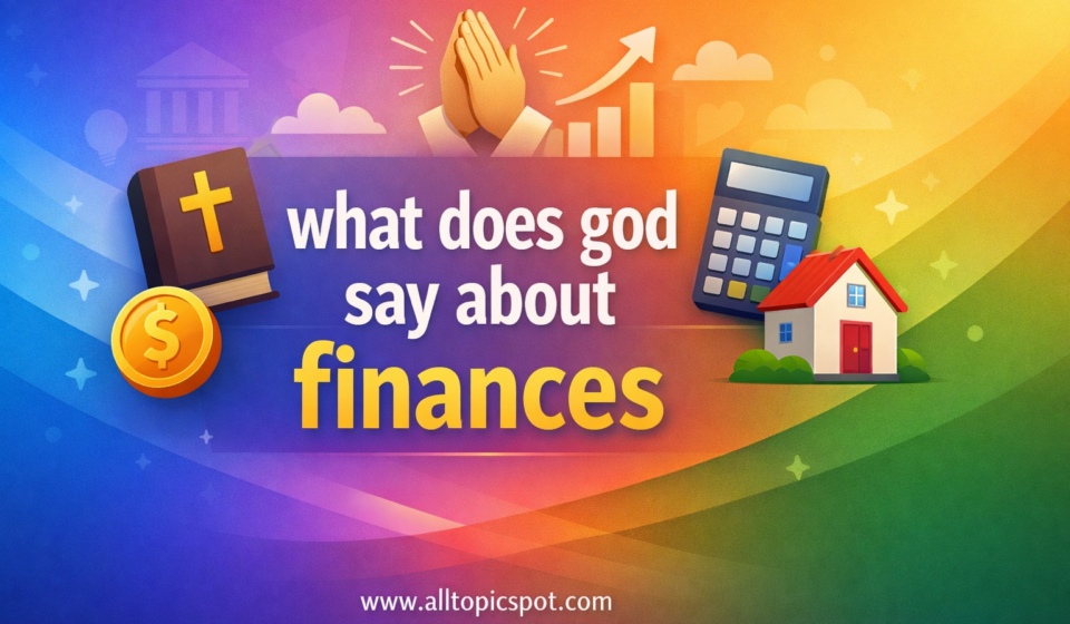 what does god say about finances
