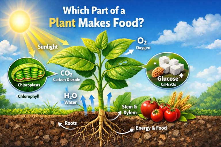 Which Part of a Plant Makes Food?