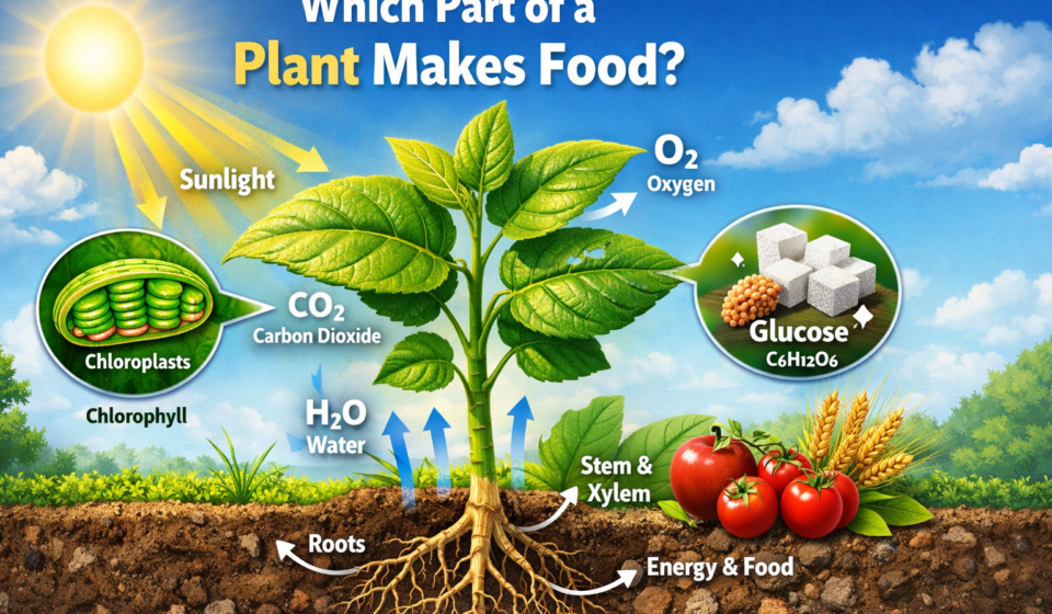 Which Part of a Plant Makes Food?