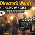 Directors Words at the End of a Take NYT Explained