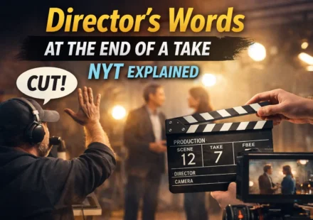 Directors Words at the End of a Take NYT Explained