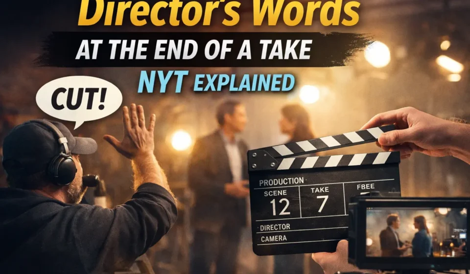 Directors Words at the End of a Take NYT Explained