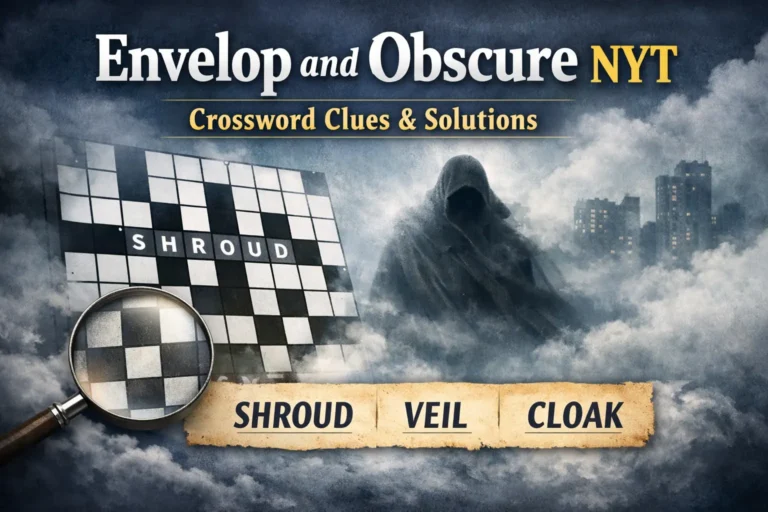 Envelop and Obscure NYT