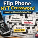Flip Phone NYT Crossword