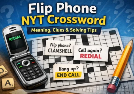 Flip Phone NYT Crossword