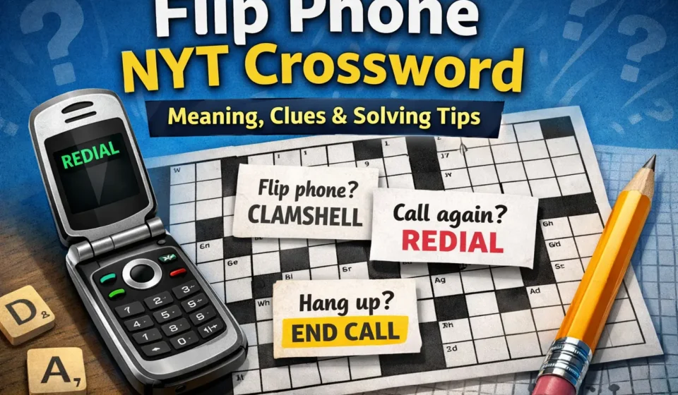 Flip Phone NYT Crossword