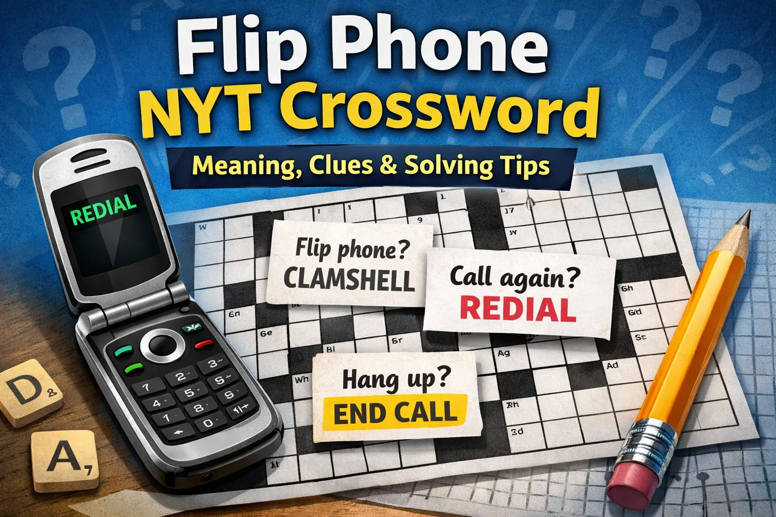 Flip Phone NYT Crossword