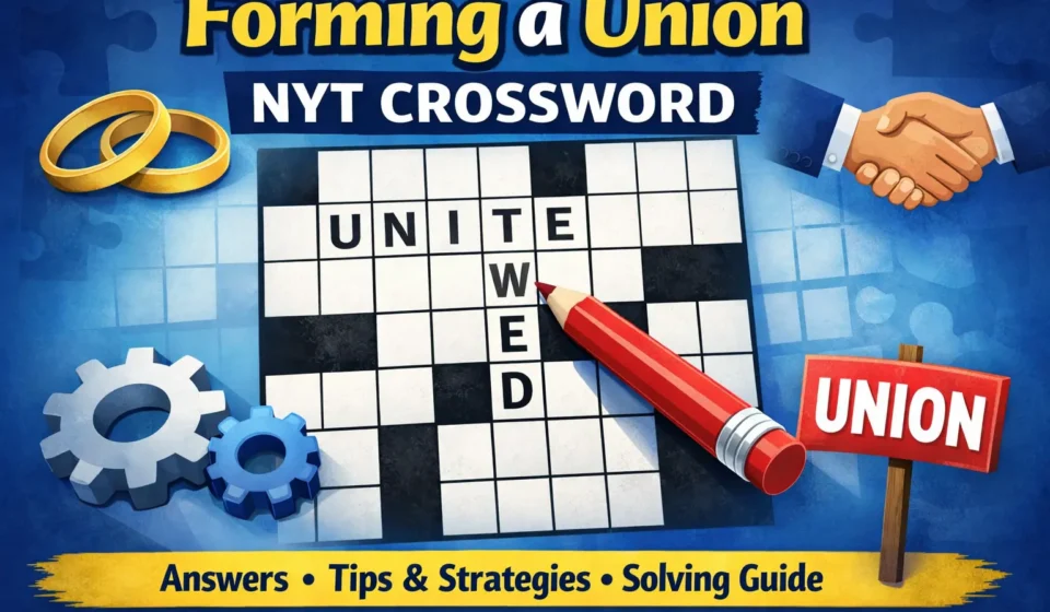 Forming a Union NYT Crossword