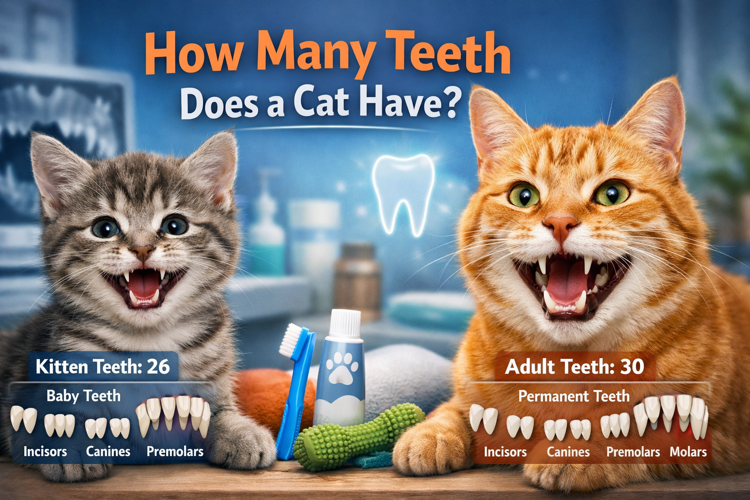 How Many Teeth Do Kittens Have