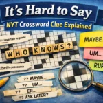 It’s Hard to Say NYT