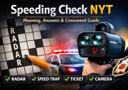 Speeding Check NYT