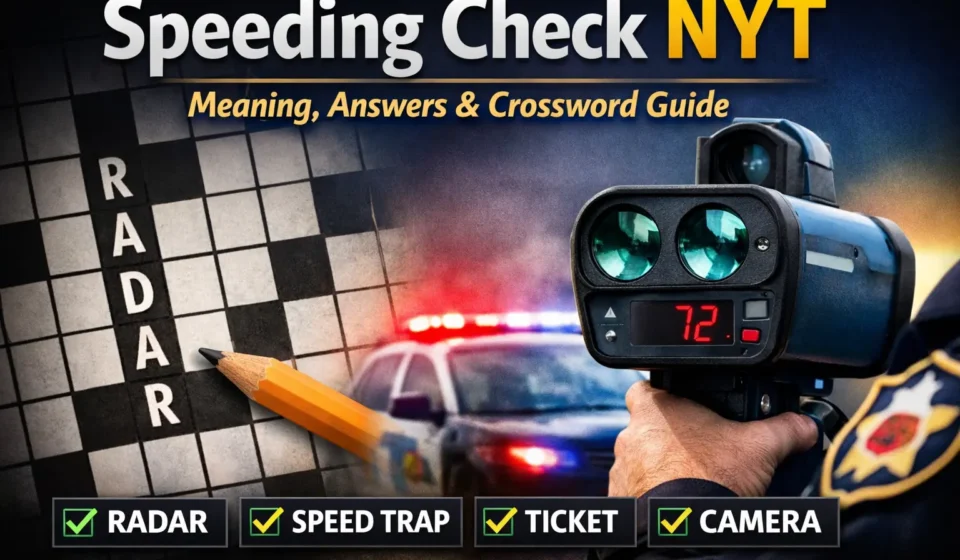 Speeding Check NYT