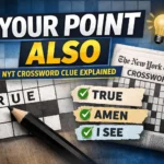Your Point Also NYT
