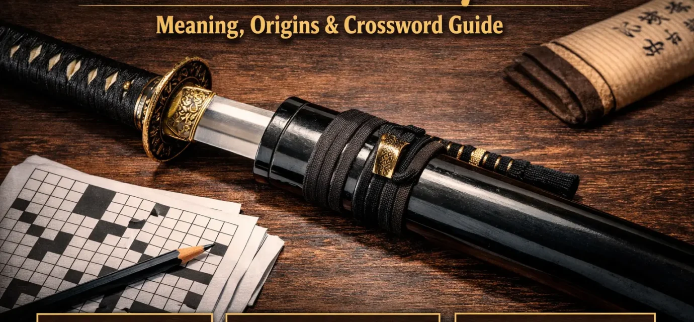 blade sheathed in a saya nyt