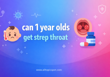 can 1 year olds get strep throat