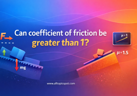 can coefficient of friction be greater than 1