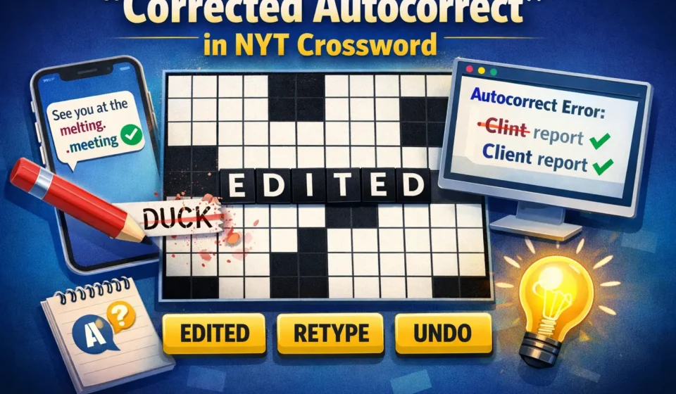 corrected autocorrect nyt