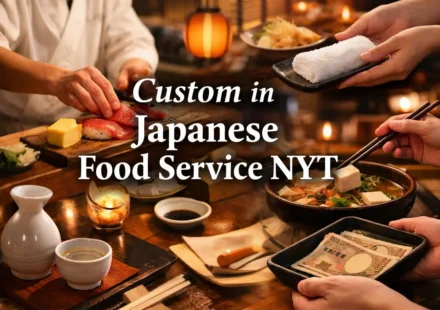 custom in japanese food service nyt