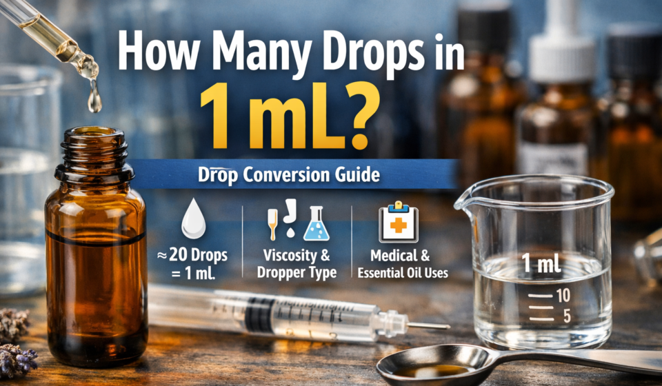 How Many Drops in 1 mL?