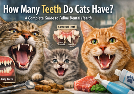 how many teeth do cats have