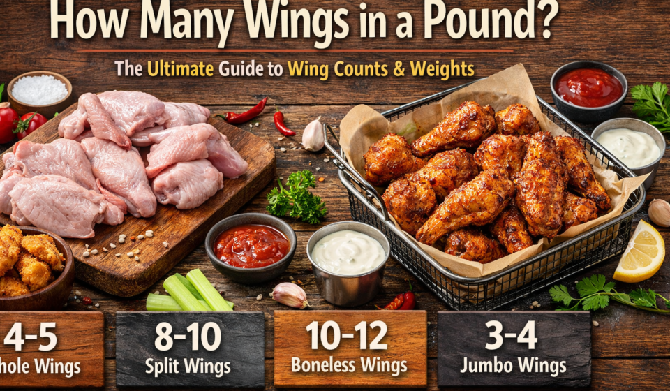 how many wings in a pound