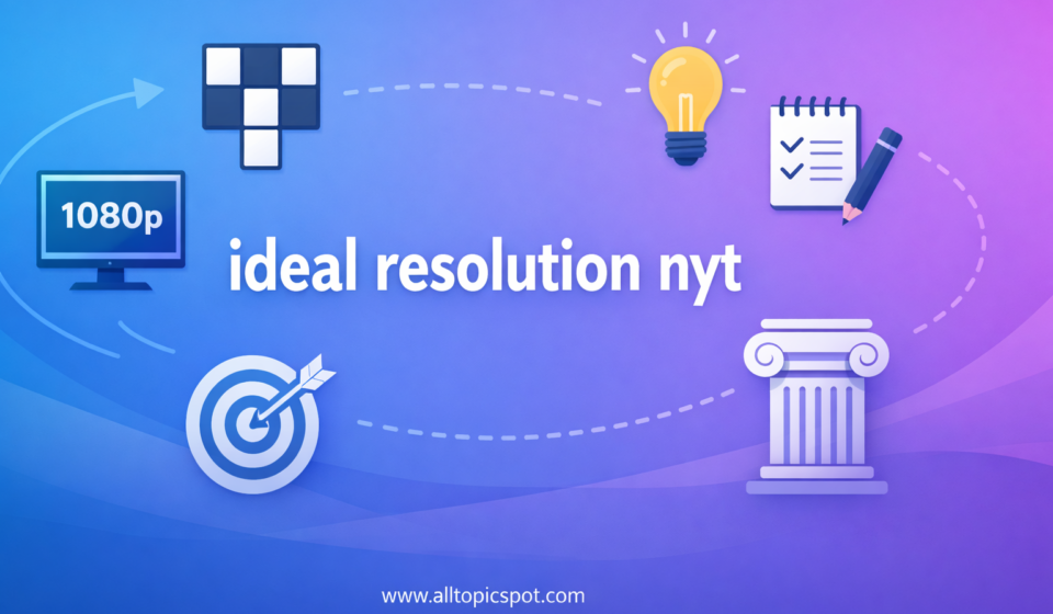 ideal resolution nyt