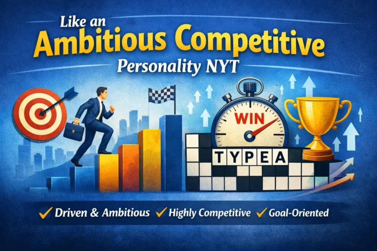 like an ambitious competitive personality nyt