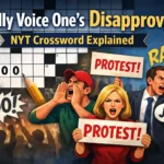 loudly voice one's disapproval nyt