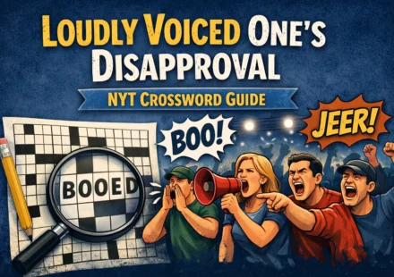 loudly voiced one's disapproval nyt