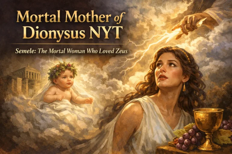 mortal mother of dionysus nyt