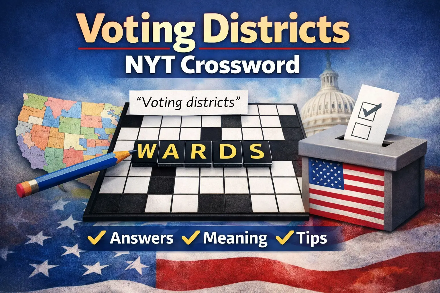 voting districts nyt crossword