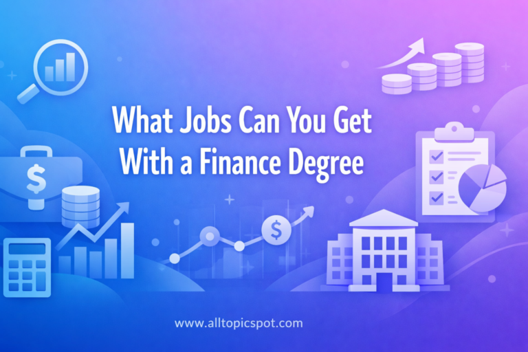 what jobs can you get with a finance degree