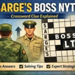 Sarge’s Boss NYT