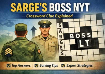 Sarge’s Boss NYT