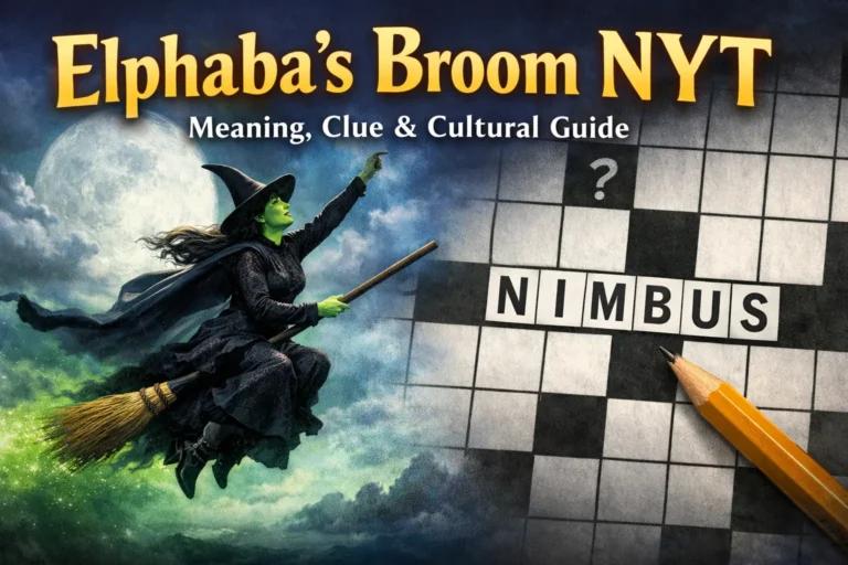 elphaba's broom nyt