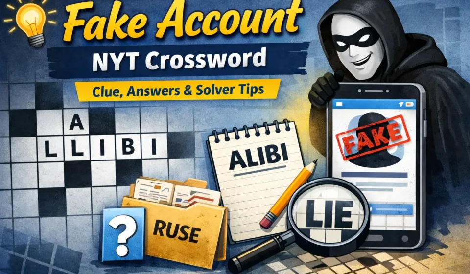 fake account nyt crossword