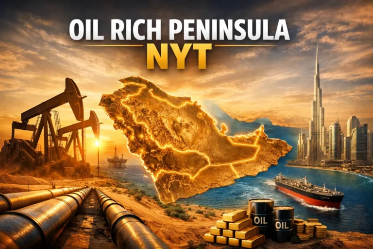 oil rich peninsula nyt