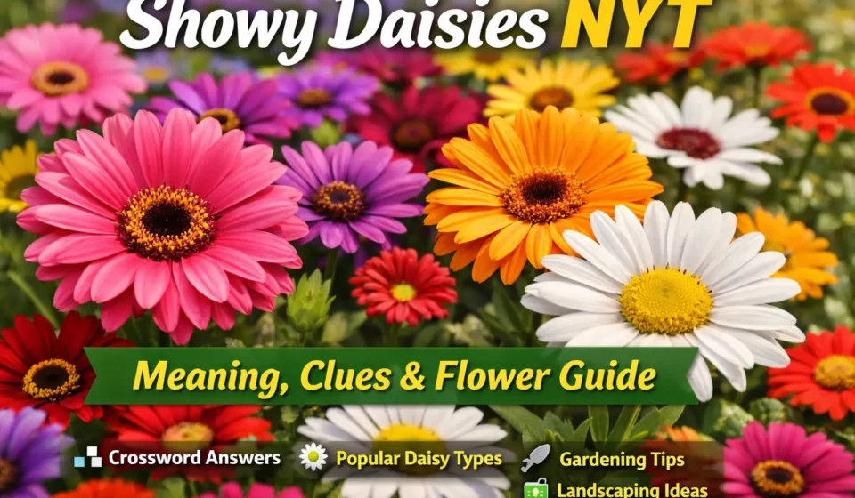 showy daisies nyt