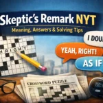 skeptic's remark nyt